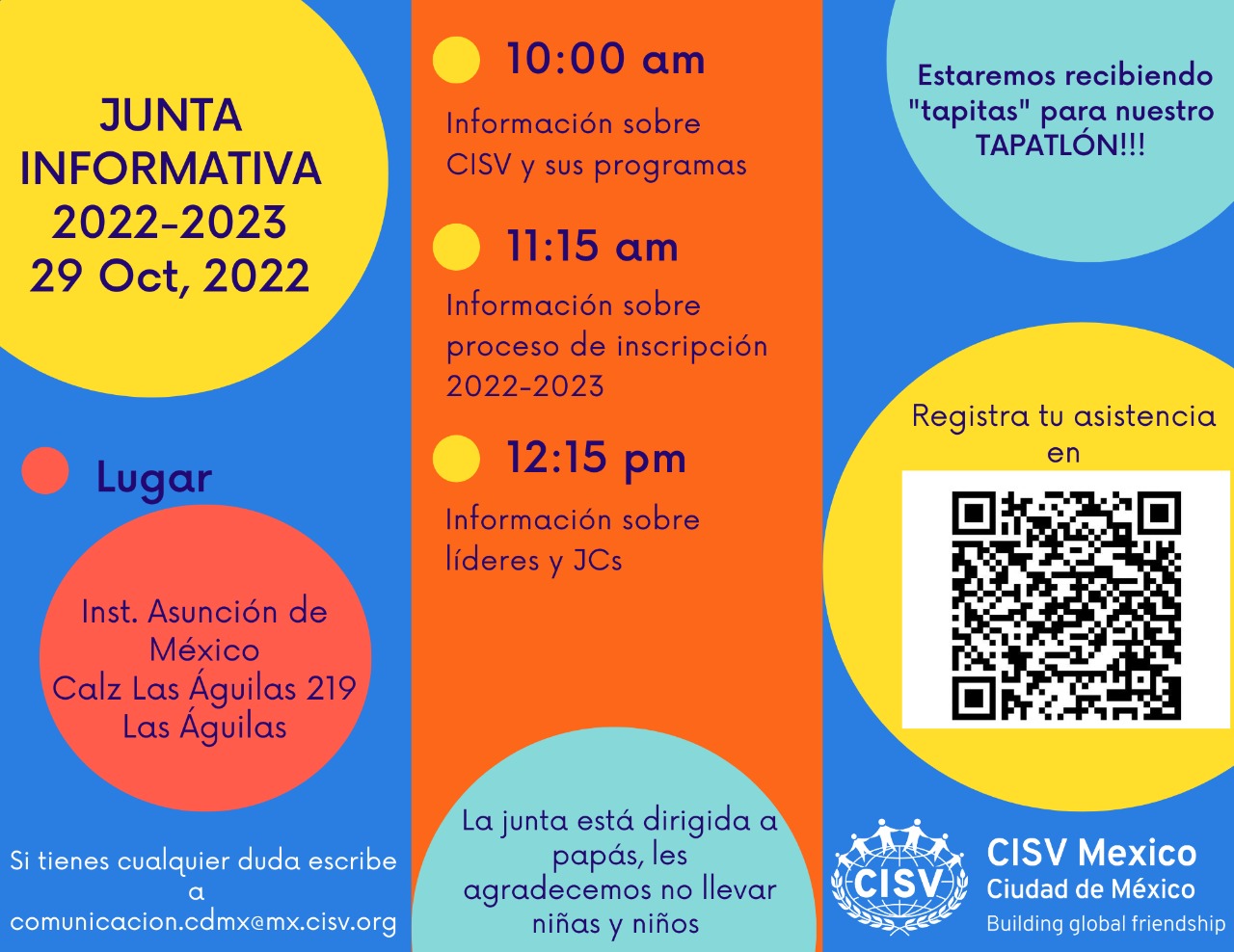 Junta Informativa CDMX 2023 - CISV Mexico - Official Site